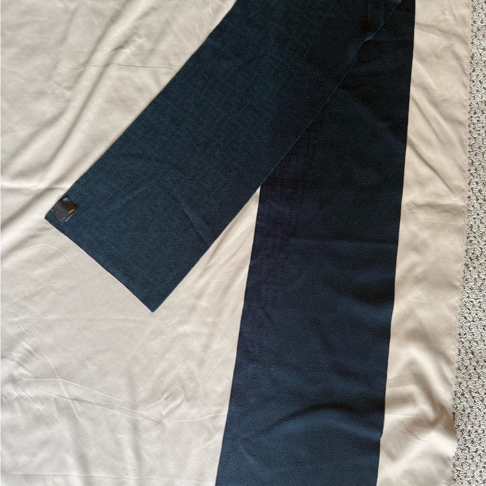 Fendi Navy Blue Scarf